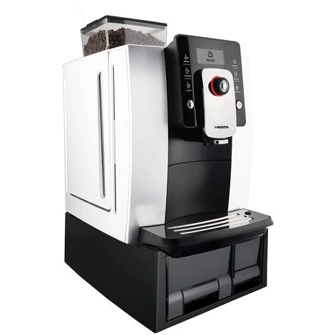 Viesta One Touch Premium 1000 Kaffeevollautomat - Weiß - Leistungsstarke Kaffeemaschine (1,8 Liter, 19 Bar, 1400 Watt, LCD-Bedienoberfläche) - Kaffeeautomat 3 Viesta One Touch Premium 1000 Kaffeevollautomat - Weiß - Leistungsstarke Kaffeemaschine (1,8 Liter, 19 Bar, 1400 Watt, LCD-Bedienoberfläche) - Kaffeeautomat