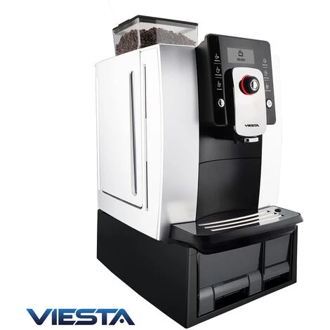 Viesta One Touch Premium 1000 Kaffeevollautomat - Weiß - Leistungsstarke Kaffeemaschine (1,8 Liter, 19 Bar, 1400 Watt, LCD-Bedienoberfläche) - Kaffeeautomat 4 Viesta One Touch Premium 1000 Kaffeevollautomat - Weiß - Leistungsstarke Kaffeemaschine (1,8 Liter, 19 Bar, 1400 Watt, LCD-Bedienoberfläche) - Kaffeeautomat – Bild 2