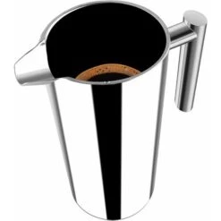 [800 Ml Kaffeebereiter - Doppelwandige Edelstahl - Kaffeemaschine - Französische Kaffeepresse - Kaffeekanne - Französisches Pressensystem Mit Edelstahlfilter 10 [800 Ml Kaffeebereiter - Doppelwandige Edelstahl - Kaffeemaschine - Französische Kaffeepresse - Kaffeekanne - Französisches Pressensystem Mit Edelstahlfilter -Geschäft Für Kaffeemaschinenzubehör 31985616 4