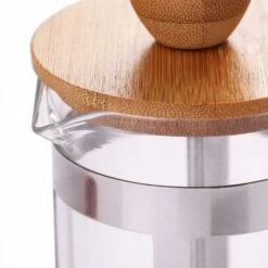 Kaffeefiltern 350Ml Glas Kaffeekanne Kaffeekanne Hitzebeständig Elegante Filtration French Press Kaffeemaschine French Press Holzdeckelfilter -Geschäft Für Kaffeemaschinenzubehör 33173182 4