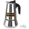 Orbegozo Italienische Kaffeemaschine Aus Edelstahl. Fassungsvermögen 4 Tassen.