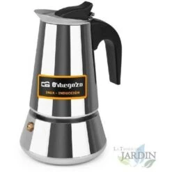 Orbegozo Italienische Kaffeemaschine Aus Edelstahl. Fassungsvermögen 4 Tassen.