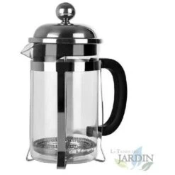 Französische Plunger-Kaffeemaschine Aus Orbegozo-Borosilikatglas. Fassungsvermögen 600ml.