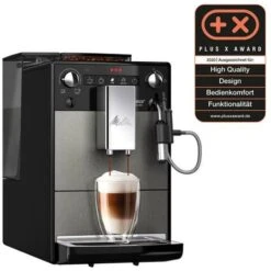 Melitta Avanza Series 600 F270-100 - Automatische Kaffeemaschine Mit Cappuccinatore - 15 Bar - Mystic Titan