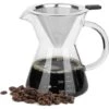 Pour Over Kaffeemaschine Mit Edelstahlfilter, Karaffe Aus Borosilikatglas Mit Griff, Keine Papierfilter Erforderlich (400 Ml) -Geschäft Für Kaffeemaschinenzubehör 75273987 1