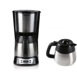 Domo Kaffeemaschine Für 8 Tassen - Mit 2 Thermoskannen & Timer