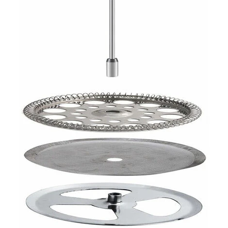 French Press Kaffeemaschine, Isolierte Kaffeemaschine Aus Edelstahl 304, (350 Ml), Silber 4 French Press Kaffeemaschine, Isolierte Kaffeemaschine Aus Edelstahl 304, (350 Ml), Silber – Bild 2