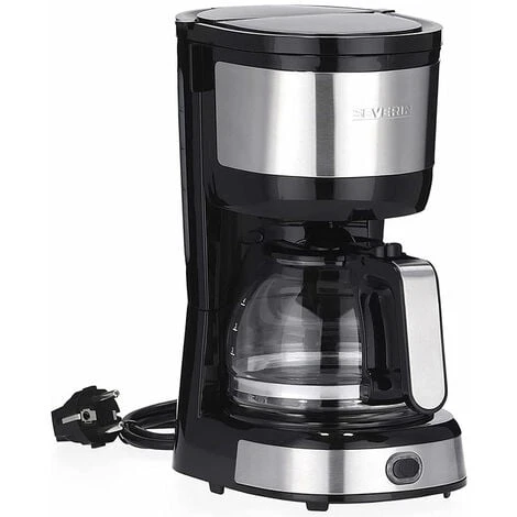 Severin Kaffeemaschine Edelstahl Schwarz 4 Tassen KA 4808 750W 3 Severin Kaffeemaschine Edelstahl Schwarz 4 Tassen KA 4808 750W