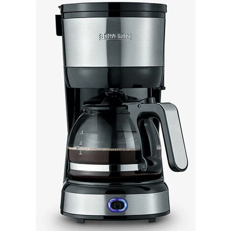Severin Kaffeemaschine Edelstahl Schwarz 4 Tassen KA 4808 750W 4 Severin Kaffeemaschine Edelstahl Schwarz 4 Tassen KA 4808 750W – Bild 2