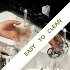 French-Press-Kaffeemaschine, 350 Ml, 12 Unzen, 1–2 Tassen French Press, Kleine Teepresse Aus Borosilikatglas Mit Bambusgriff -Geschäft Für Kaffeemaschinenzubehör 97087098 4