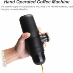 Tragbare Kaffeemaschine, 70 Ml Manuelle Kaffeemaschine, Mini-Kaffeemaschine, Tragbar, Espressomaschine Manuelle Kaffeemaschine, Für Camping-Wanderungen -Geschäft Für Kaffeemaschinenzubehör 97726224 3